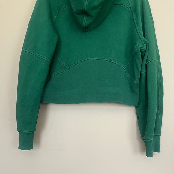 {Lululemon} Scuba Oversized Half-Zip Hoodie Sweatshirt in Green - Womens M/L - Picture 6 of 8